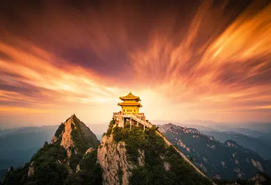 Luoyang Laojun Mountain Popular Attractions Photos