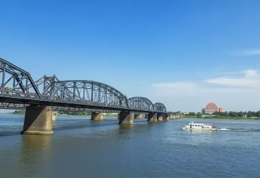 Yalu River Broken Bridge Popular Attractions Photos