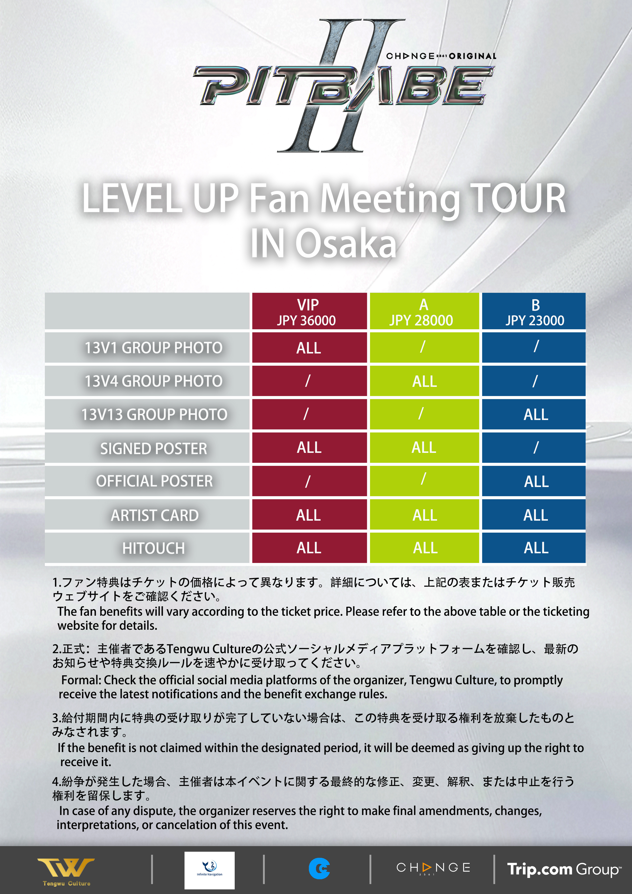 Pitbabe 2025 サイン入りポスター 大阪ファンミ Pitbabe 2025 サイン入りポスター 大阪ファンミ