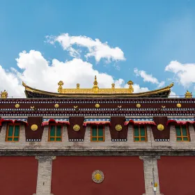 Grand Golden Tiled Hall