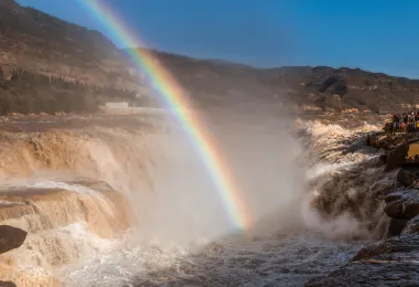 Hukou Waterfall Popular Attractions Photos
