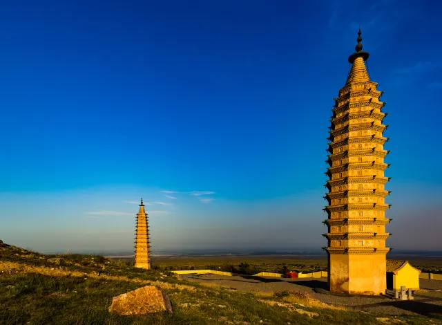 Double Pagodas at Baisikou