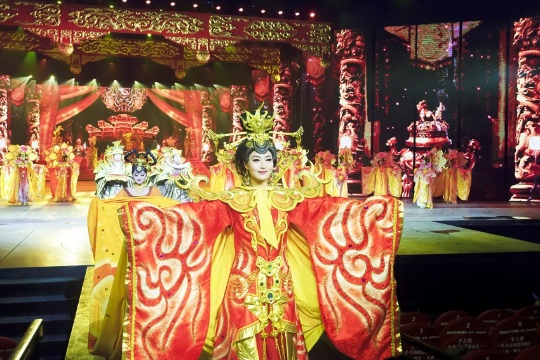 Cultural performances in Jiuzhai Ancient Love