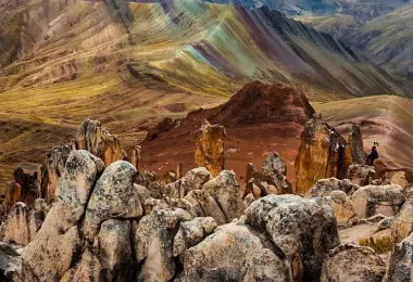Rainbow Mountain Peru 熱門景點照片