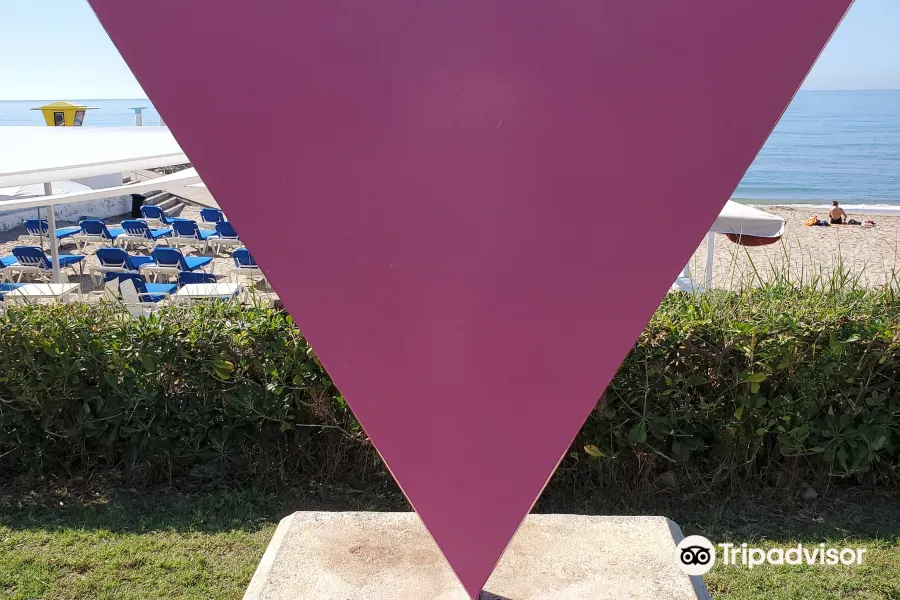 Pink Triangle Monument Against Homophobia