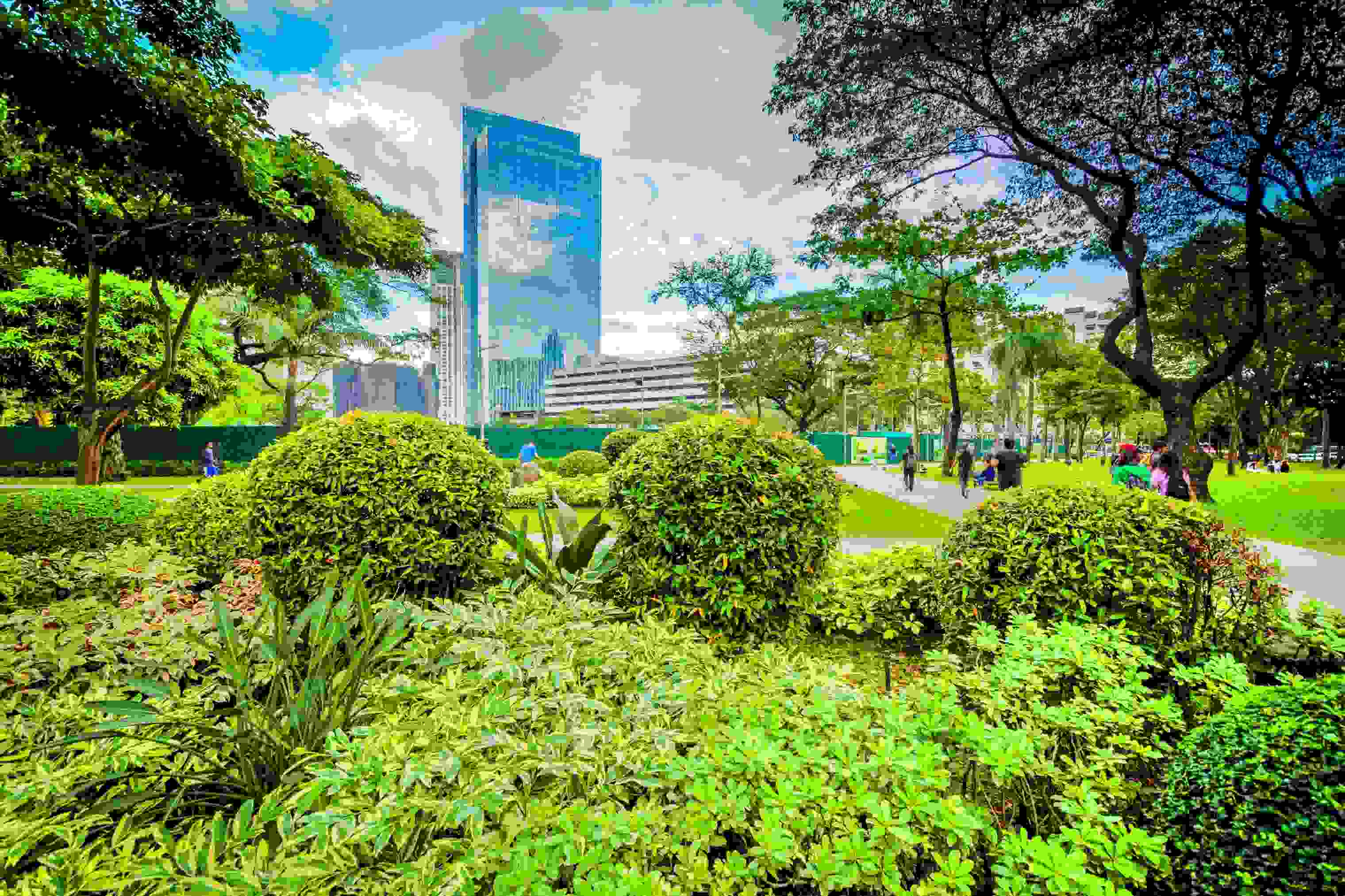 Greenbelt Park , Makati, Metro Manila Philippines Stock Photo