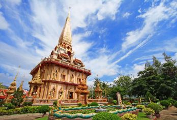 Wat Chalong Popular Attractions Photos