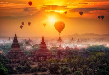 Balloons Over Bagan Popular Attractions Photos