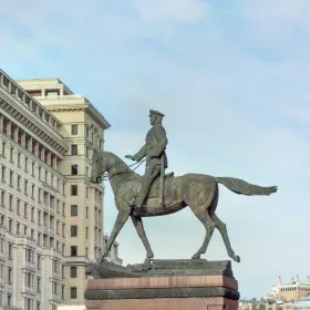 Monument to Marshal Zhukov