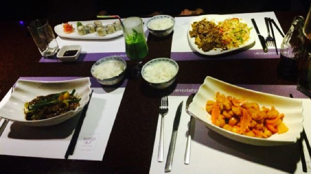 kenzo sushi tehran menu