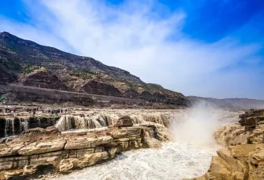 Hukou Waterfall Popular Attractions Photos