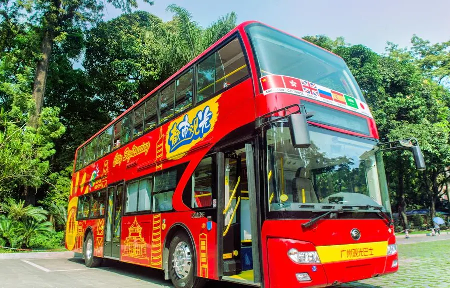 광저우 트윈시티 2층버스