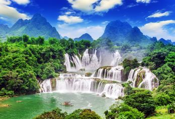 Detian Transnational Waterfall Scenic Area Popular Attractions Photos
