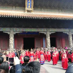Chinese Coming-of-age Ceremony Of Confucian Temple