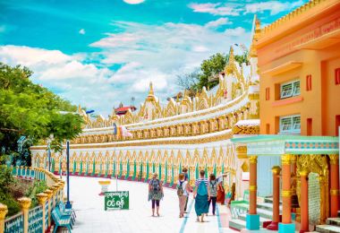 U Min Thonze Pagoda Popular Attractions Photos