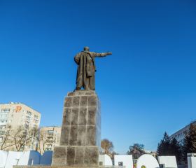 Lenin Square in Blagoveshchensk