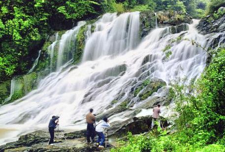 Dagangshan Waterfall
