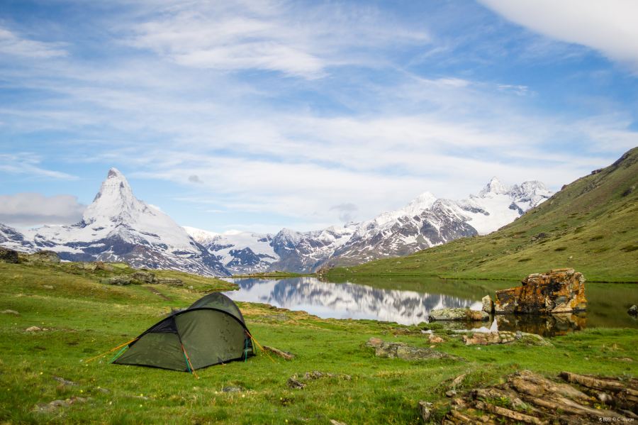 camping in a tent Buy Canvas A-Frame Tents
