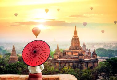 Balloons Over Bagan Popular Attractions Photos