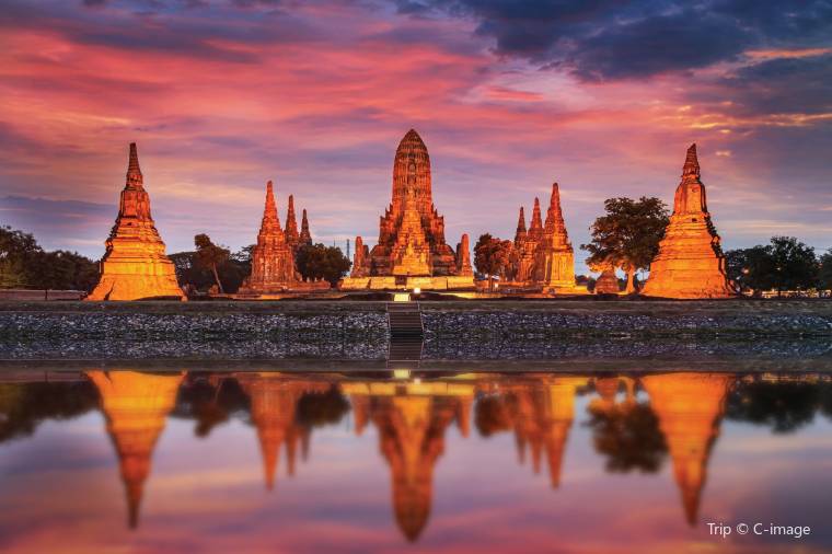 Sunset at Wat Mahathat