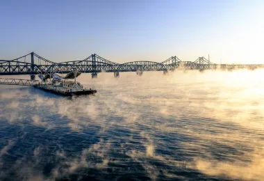 Yalu River Broken Bridge Popular Attractions Photos