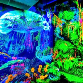 Dark Mansion - 3D Glow In The Dark Museum