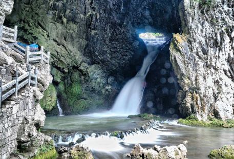 Longmen Mountain Waterfall