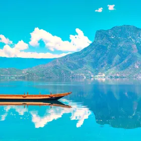 瀘沽湖女神灣