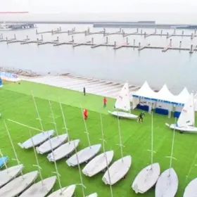 Public dock of Haikou National Sailing Base