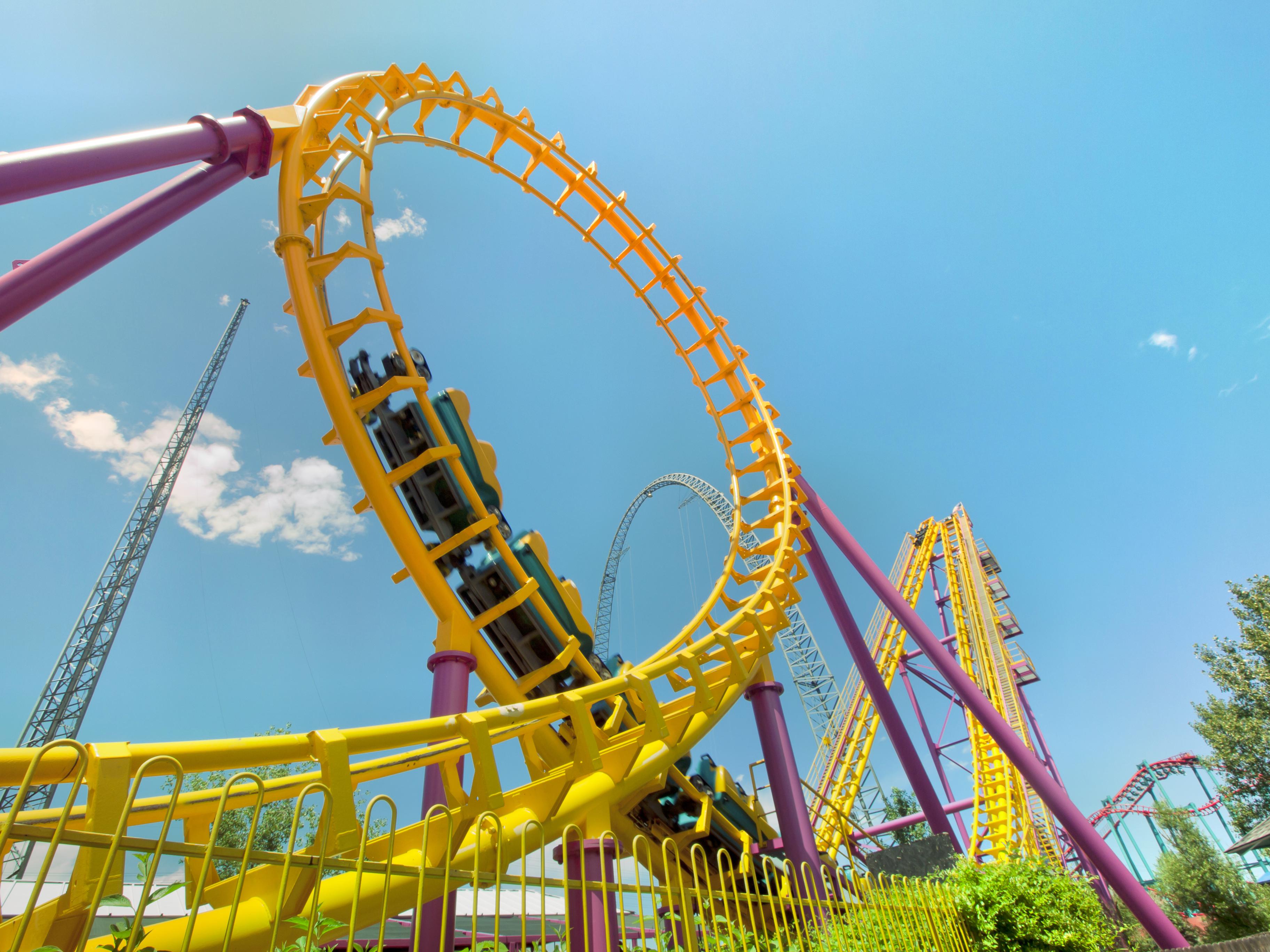 Elitch Gardens 2018 Theme Park Map Roller Coaster Amusement 