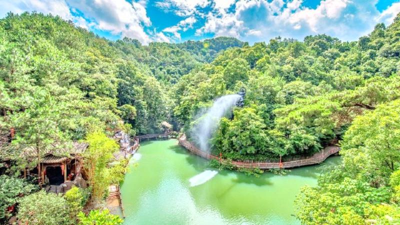 Scenic view of Meizhou