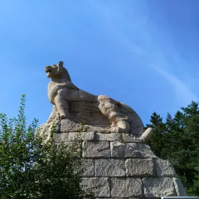 Tiger Carving Square