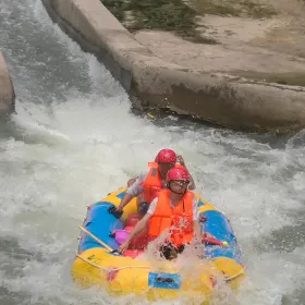 Drifting in Wuli Grand Canyon of Xijiang River