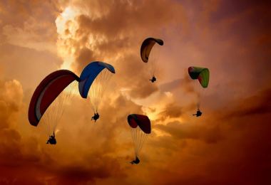 Emei Mountain Paragliding Double Experience Popular Attractions Photos