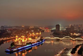 민장강 야간 투어 명소 인기 사진