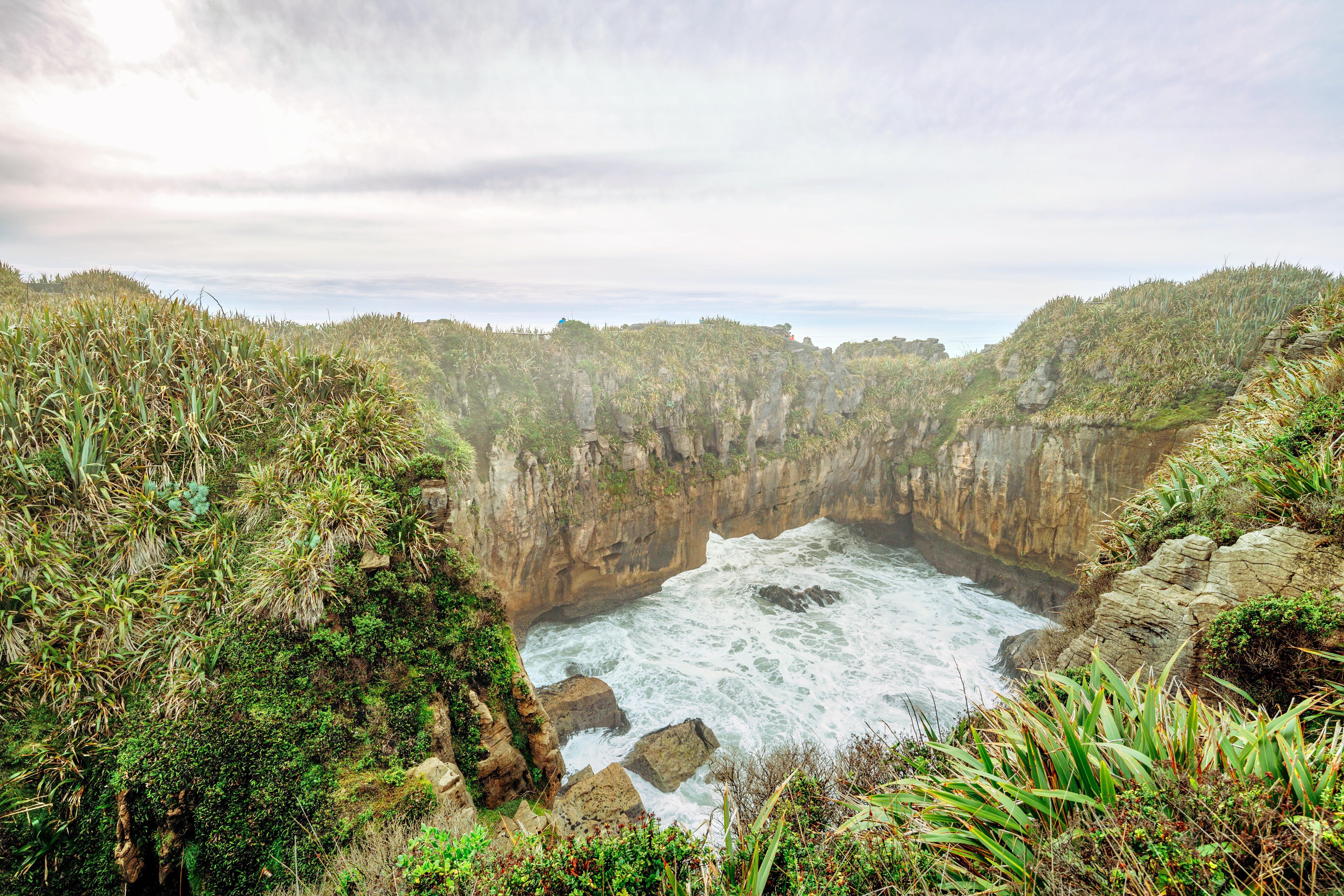 Pancake Rocks And Blowholes Walk Travel Guidebook Must Visit Attractions In Punakaiki Pancake Rocks And Blowholes Walk Nearby Recommendation Trip Com