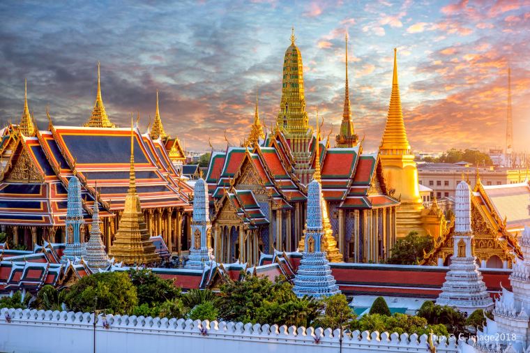 The Grand Palace at Bangkok