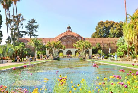 Botanical Building and Lily Pond