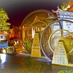 古城大水車