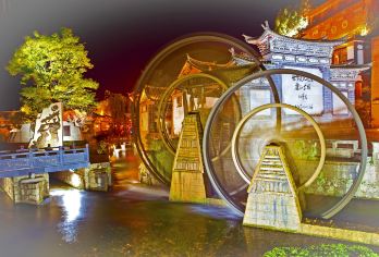 Ancient City Waterwheel Popular Attractions Photos