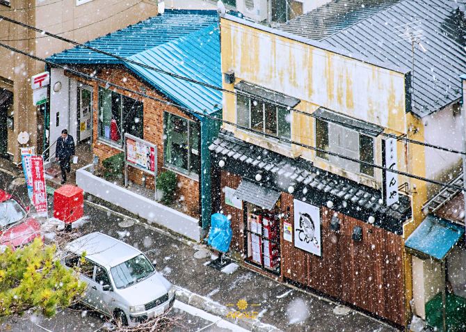 函馆初雪 我的北海道之旅的第一站是函館 早晨拉開窗 Trip Com 函館旅遊攻略