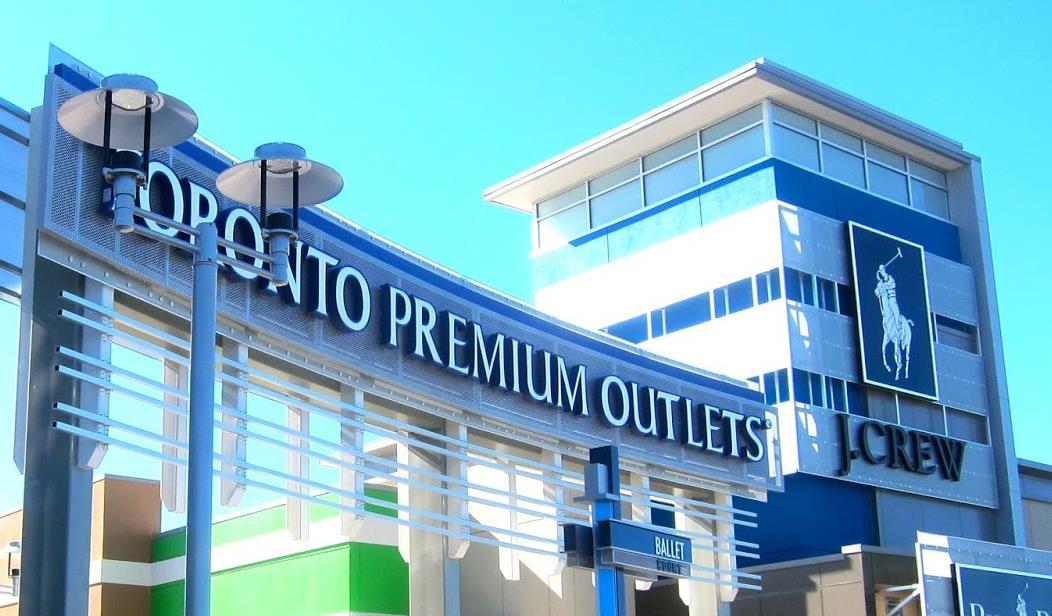 Shopping at Toronto Premium Outlets