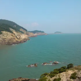 Yuhuan Dalu Island Scenic Spot—Sea-Viewing Pavilion