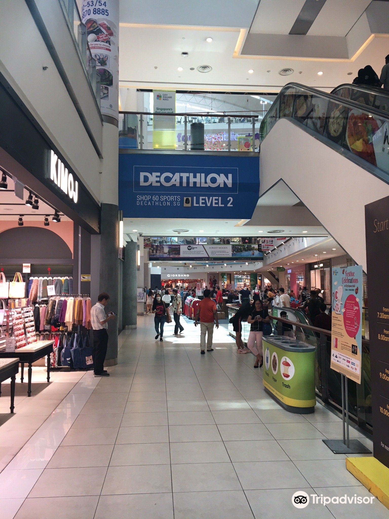 decathlon city square mall