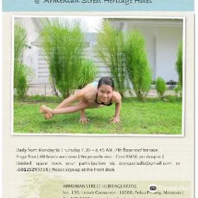 Rooftop yoga